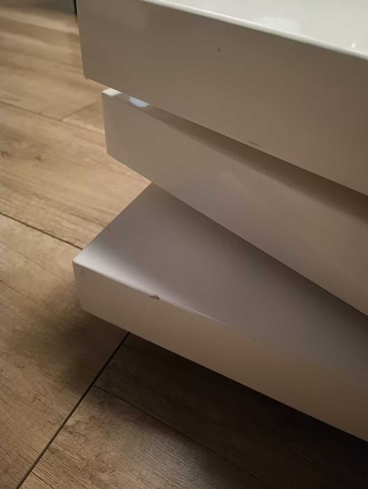 Stolik kawowy CUBE, kwadratowy rozkładany obrotowy