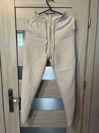 Spodnie lniane H&M rozmiar XS