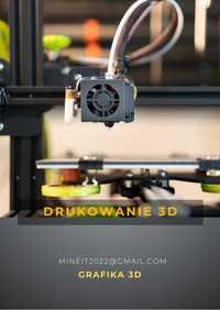 Drukowanie 3D/Druk 3D - projekt + wykonanie