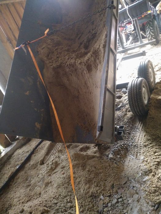 Przyczepka leśna do quada, ciągniczka , 2w1 wywrotka, dłużyca