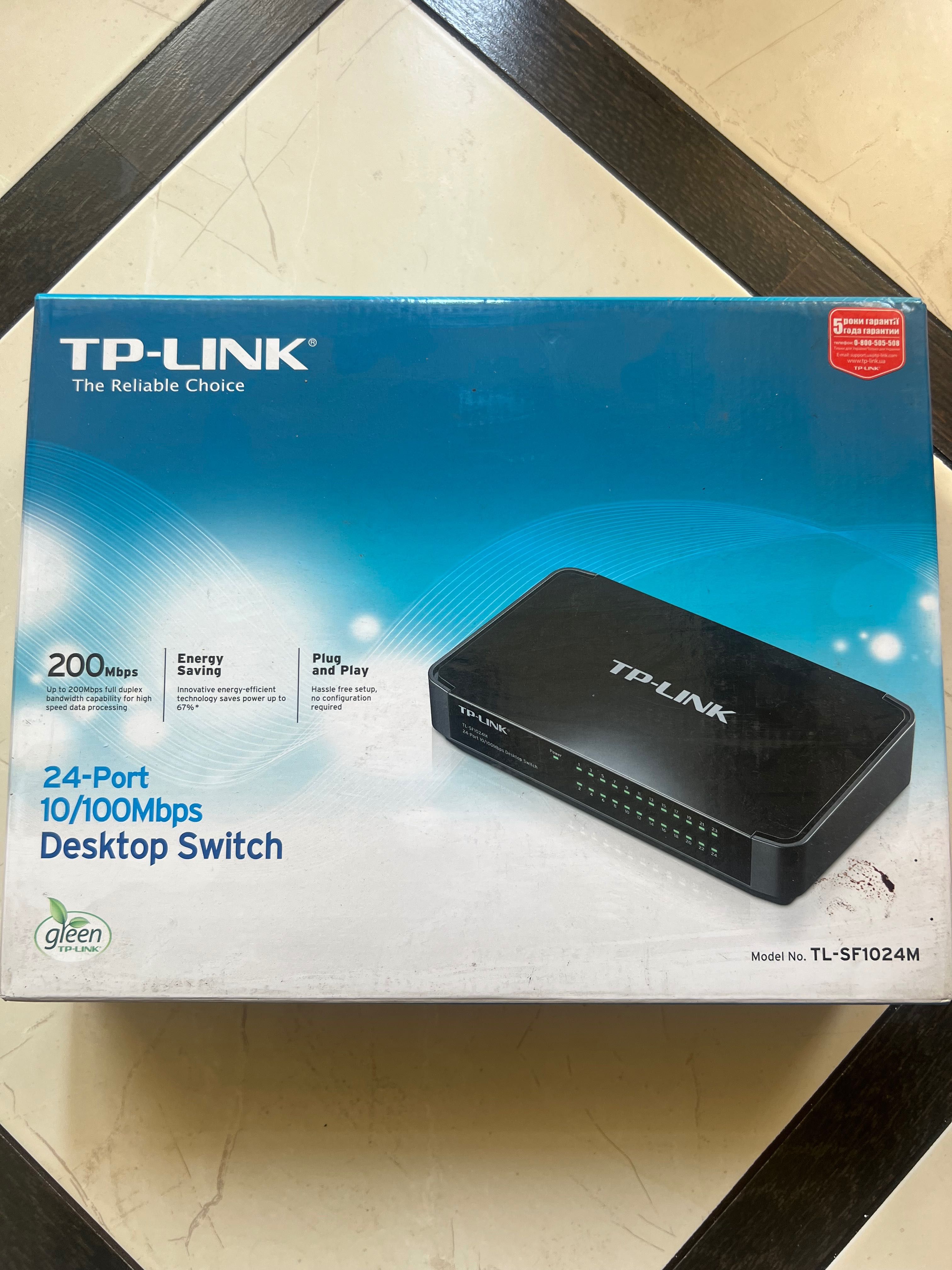 TP-Link (tl-sf1024m) 24-Port 10/100Mbps
