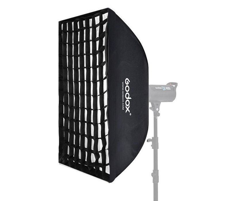 Відеосвітло постійне Godox SL100Bi стійка софтбокс 60x90см