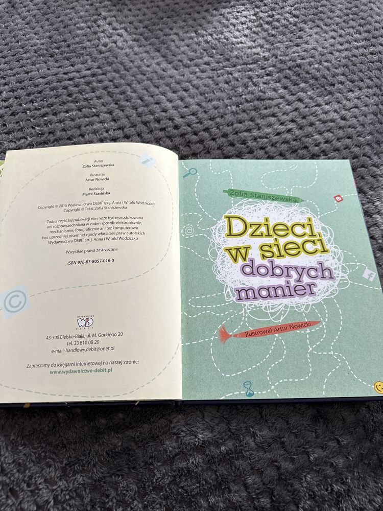 Książka Dzieci w sieci dobrych manier