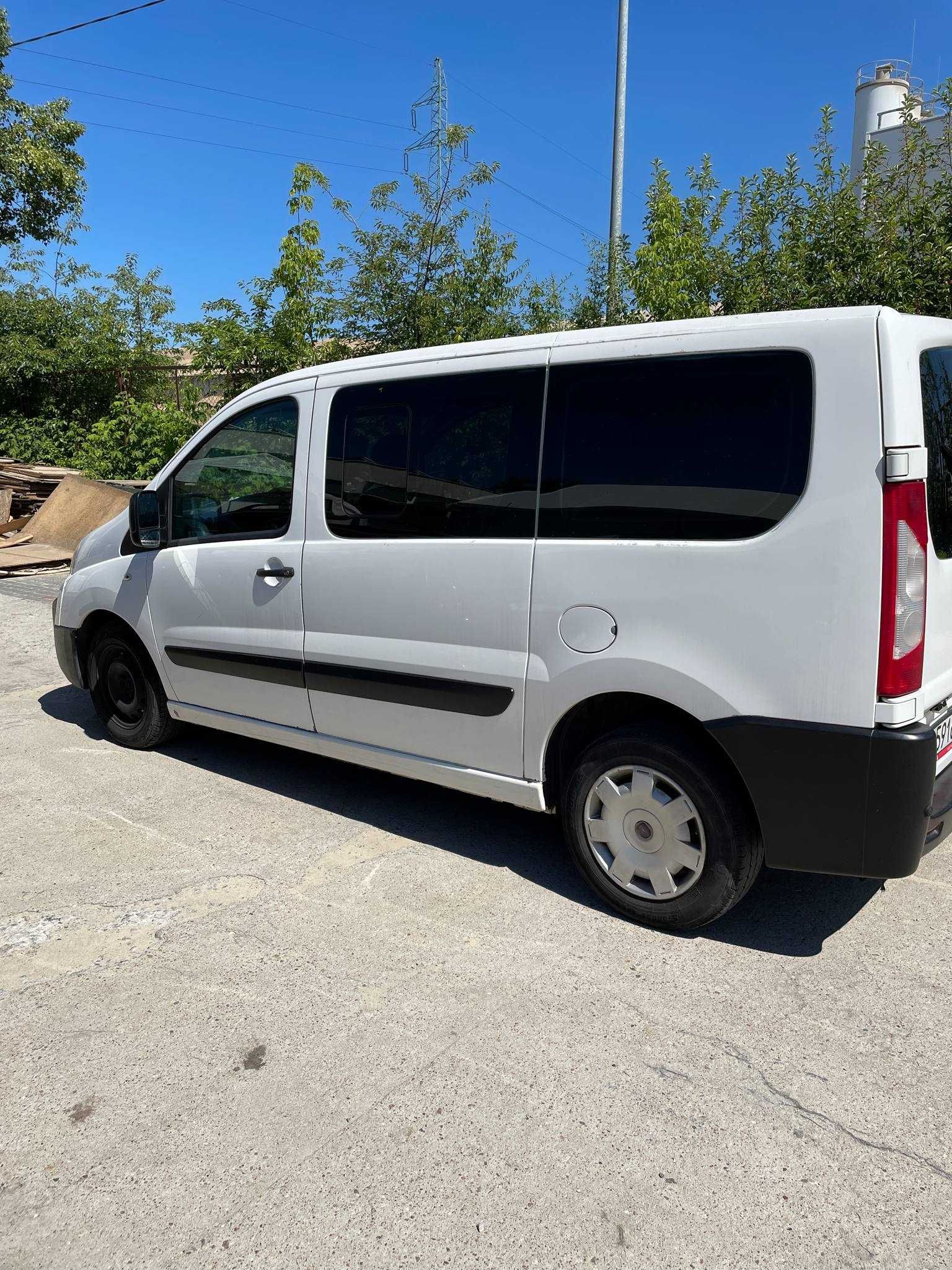 Fiat Scudo 2.0 ,8 osobowy, klimatyzacja, 2010 r