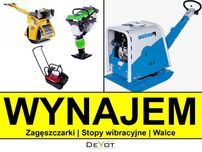 WYNAJEM Zagęszczarki z transportem WYPOŻYCZALNIA Ubijarka Zagęszczarka