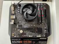 Gigabyte A520M DS3H / RYZEN 5 5600G / 2 szt - RAM DDR4 Goodram 8GB
