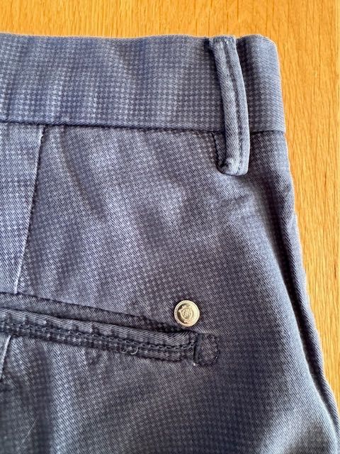 spodnie męskie casual granatowe Massimo Dutti XL