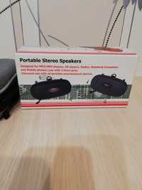 Стерео динамики Portable Stereo Speakers. Новые