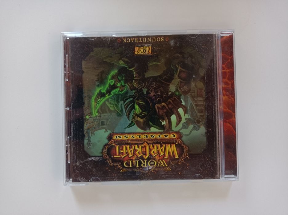 World of Warcraft Cataclysm Livro de Ilustrações e CD Banda Sonora