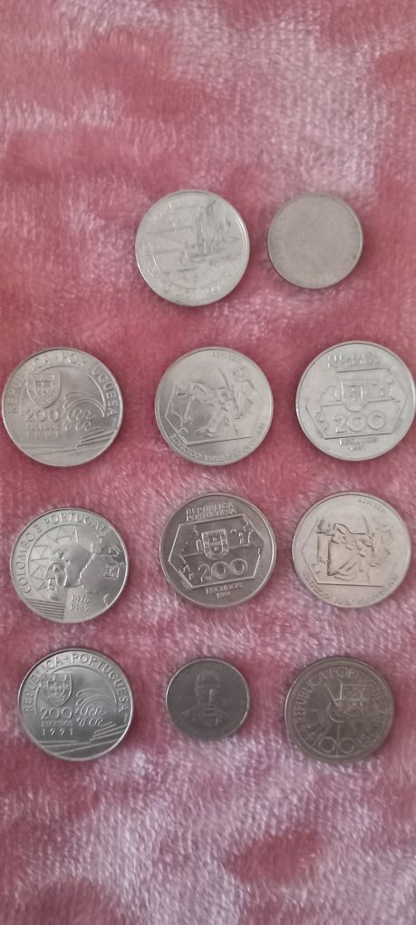 Moedas raras de colecção em prata