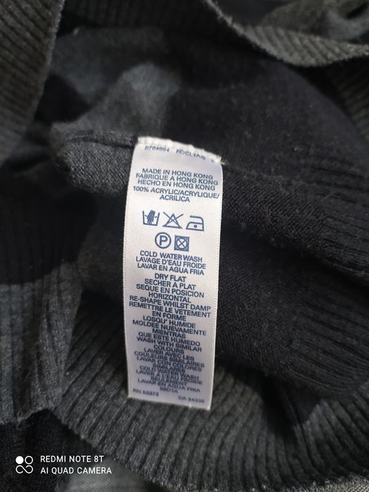 Sweter z kapturem męski French Connection rozm. L paski hoodie