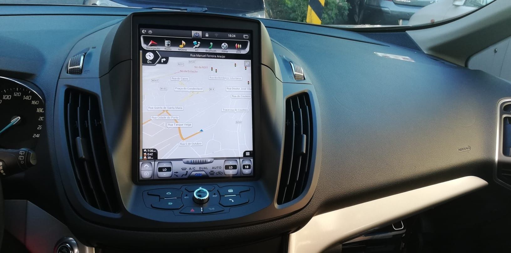 Ford Kuga Rádio Android GPS Bluetooth USB tipo Tesla