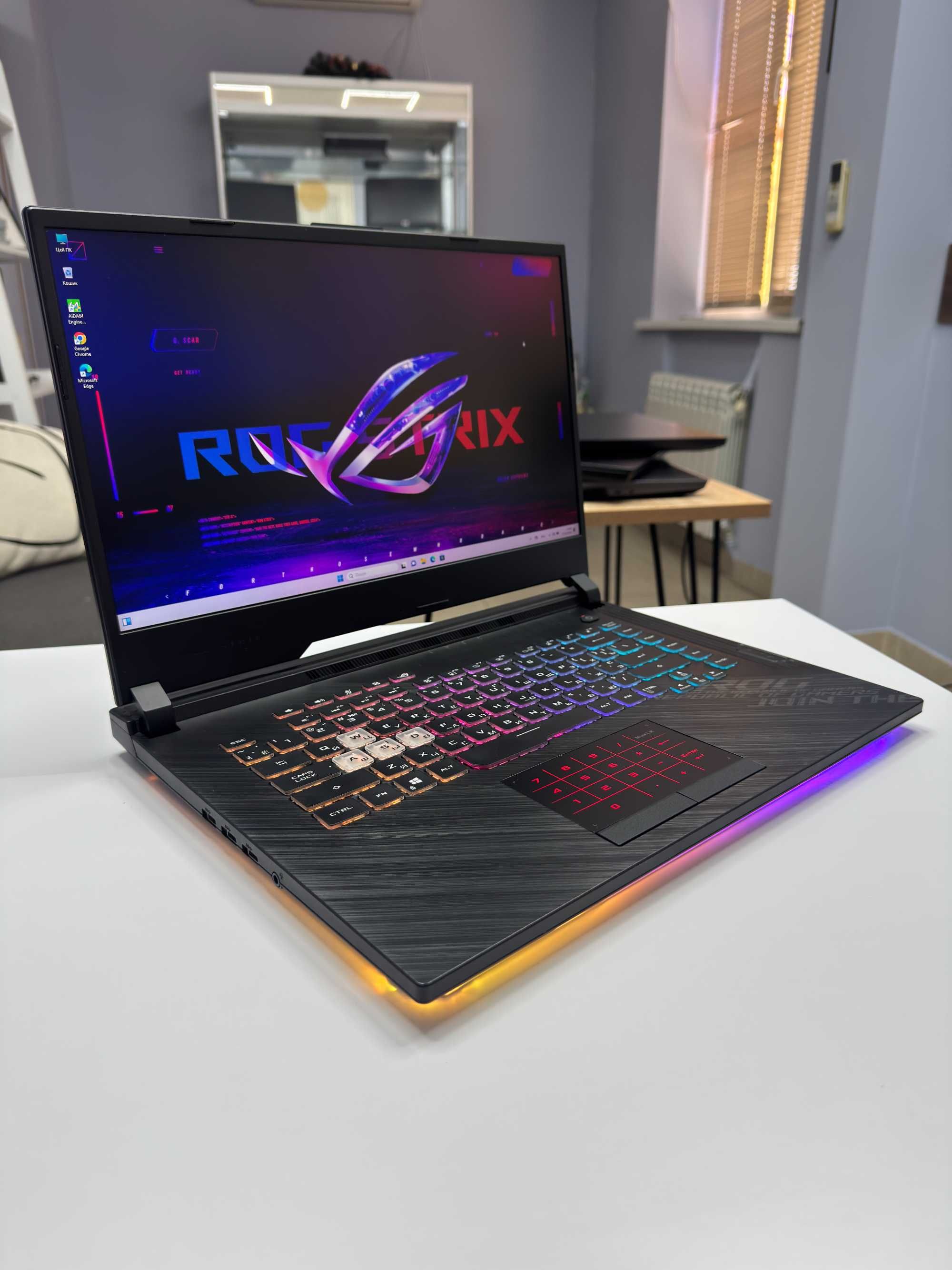 Asus Rog Strix 15.6" 240Hz I7-10750H RTX 2060 6Gb 115W 16Gb SSD 512Gb