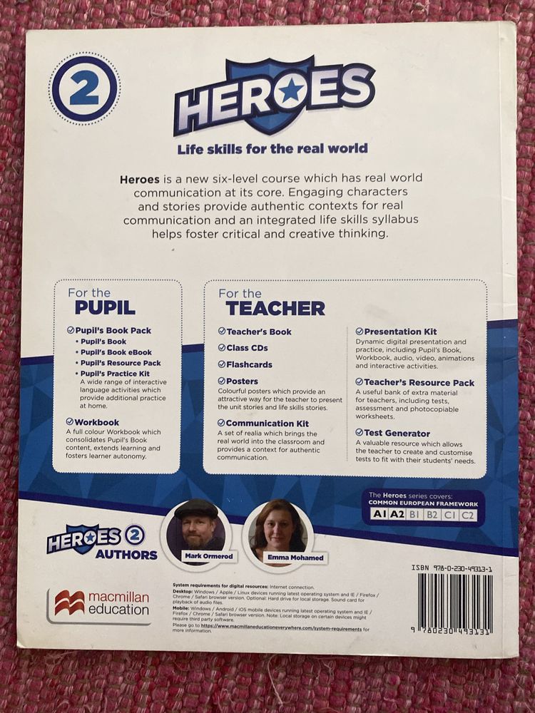 Livros do Cambridge HEROES 2 (manual e exercicios)