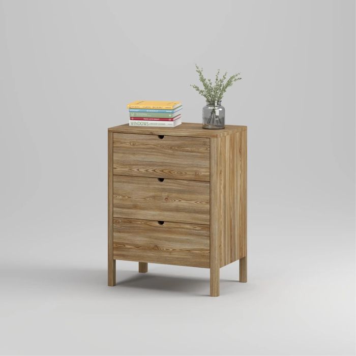 Дерев'яний дубовий комод 3 шухляди