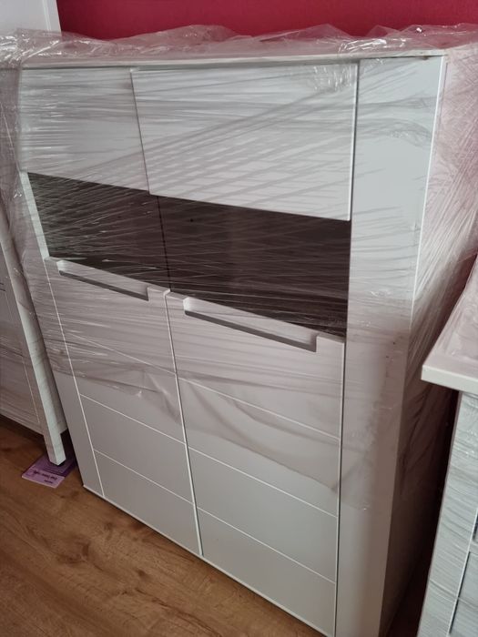 Regał Black Red White