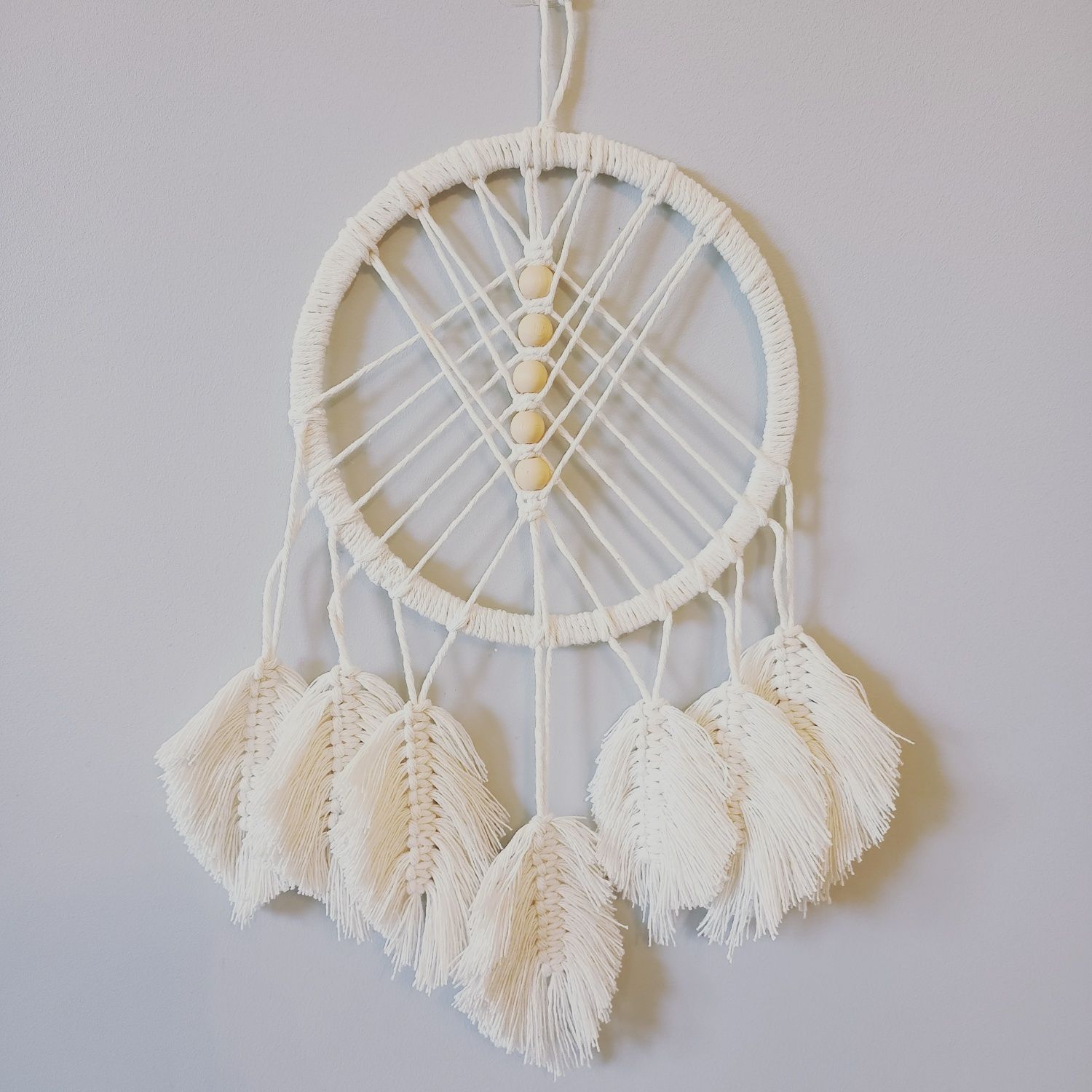 Łapacz snów, dream catcher, handmade, makrama