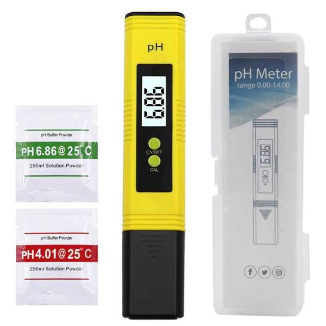 Цифровий PH метр, вимірювач кислотності, PH води, кислотомір + коробка