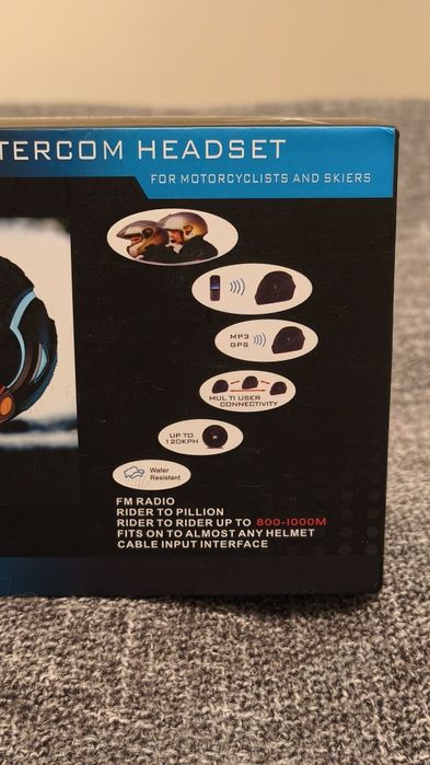 Intercomunicador Bluetooth para Capacete Moto (BT-S2) - Novo