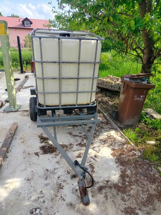 Zbiornik na wodę budowlaną + podwozie