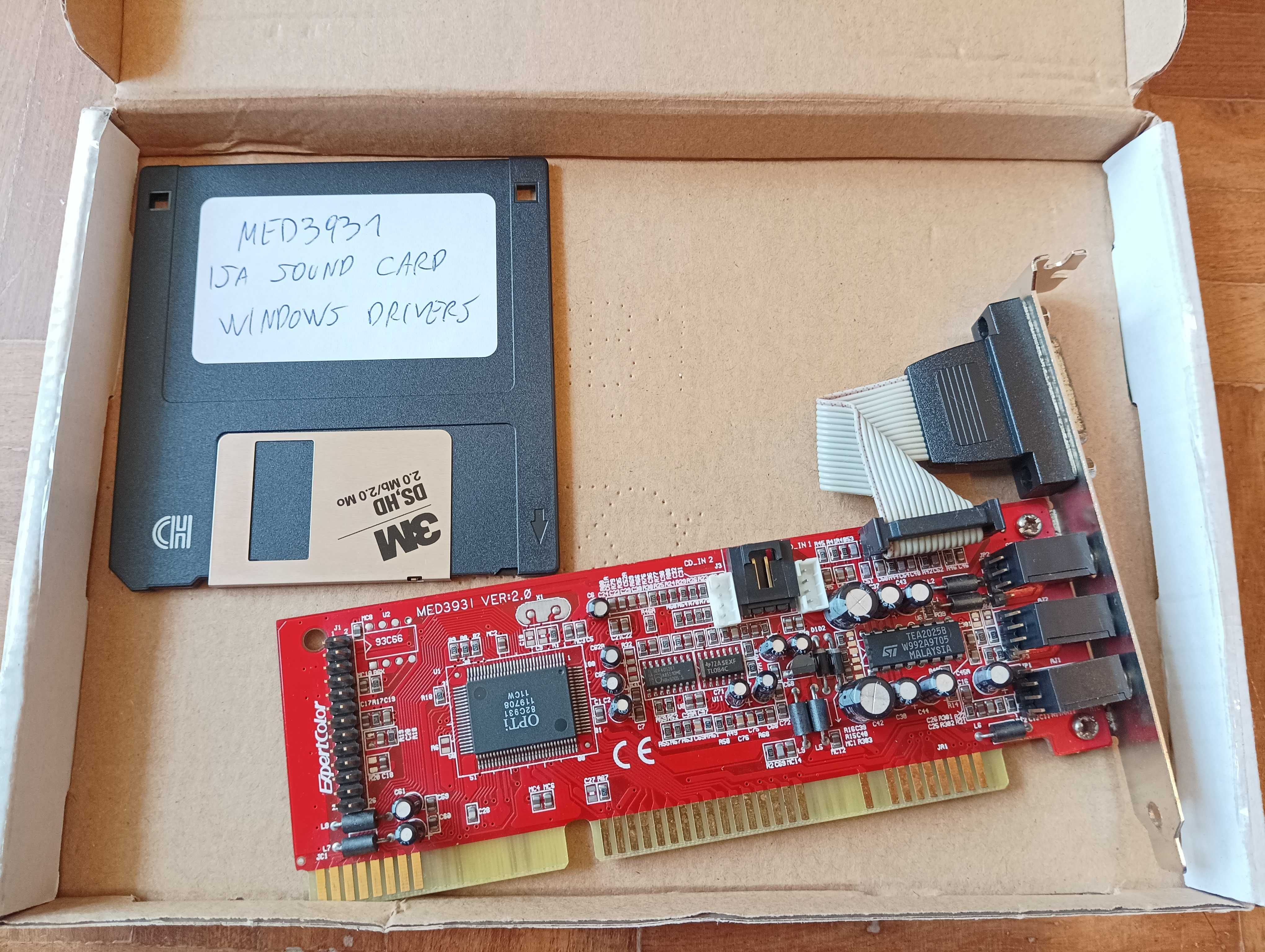 Placa de Som para Slot ISA - 3D Melody