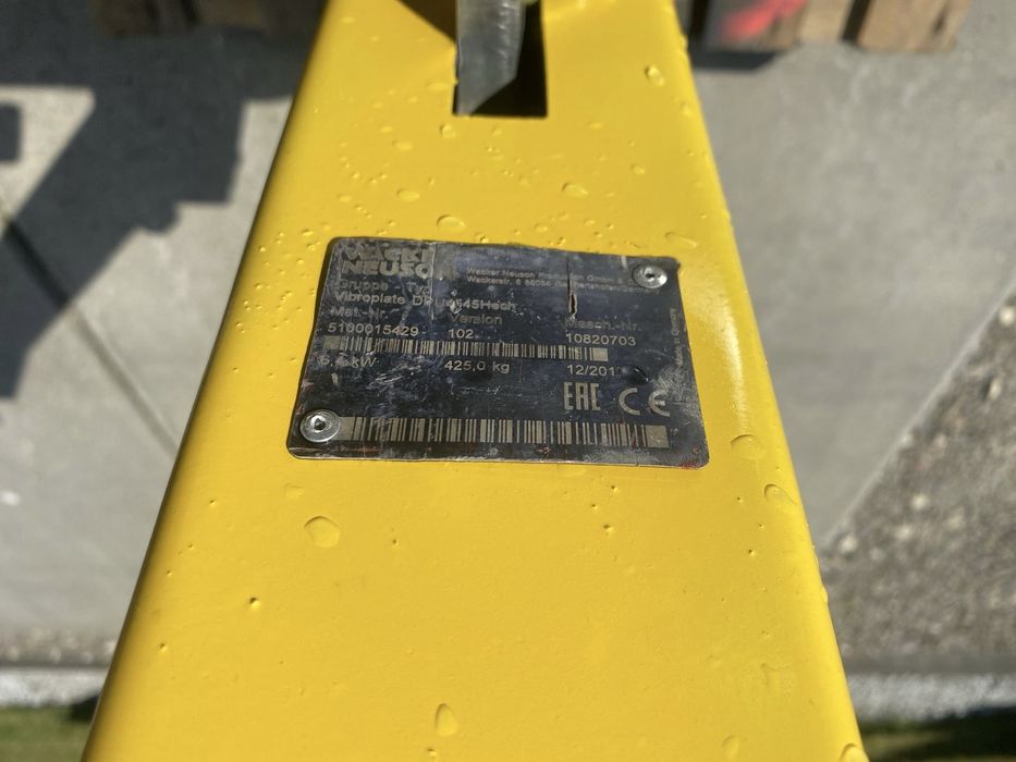 Zagęszczarka  wacker neuson DPU 4545  HUSQVARNA BOMAG WEBER