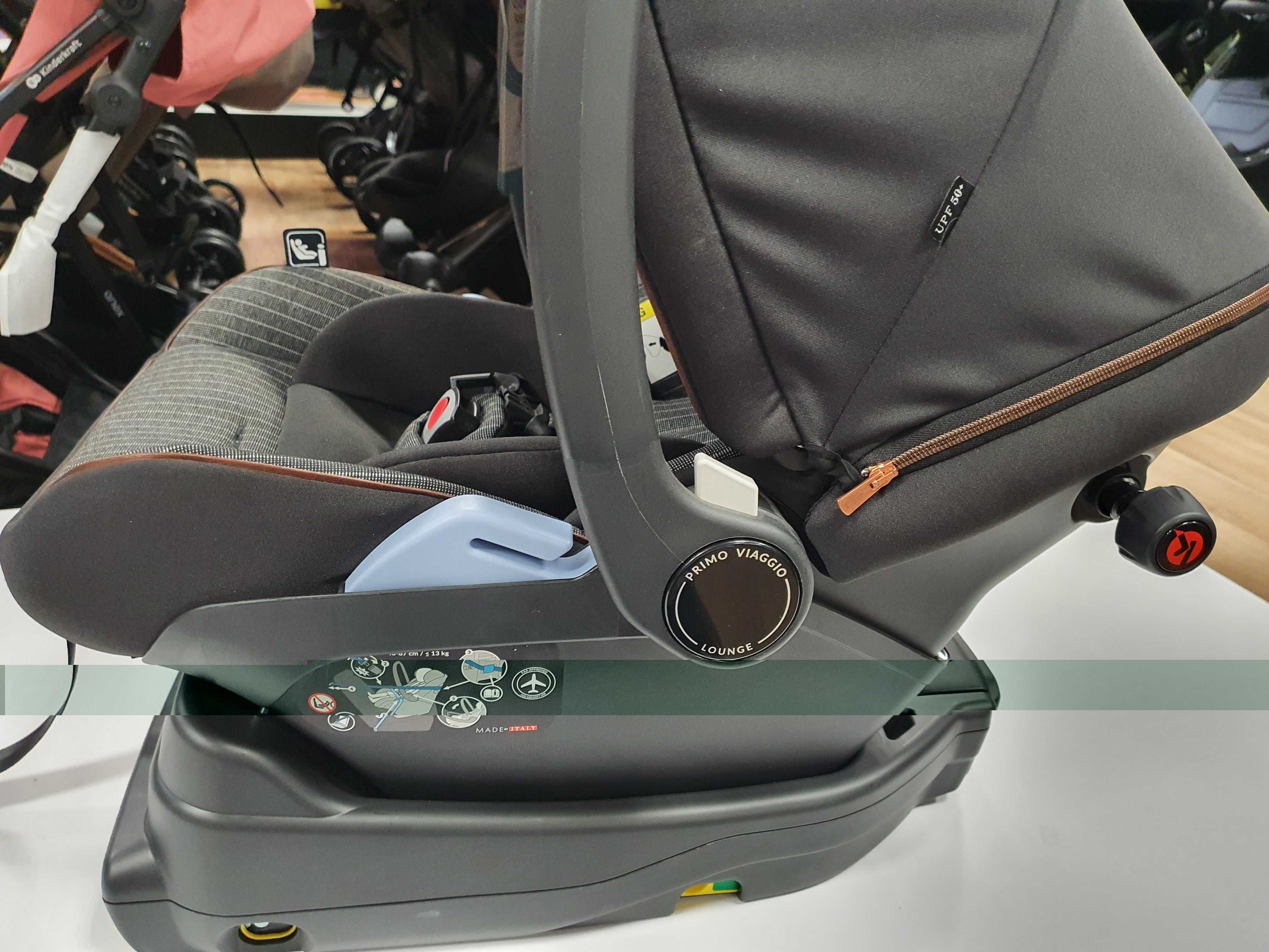 Peg Perego Primo Viaggio Lounge fotelik 0-13kg+baza Isofix rozkładany