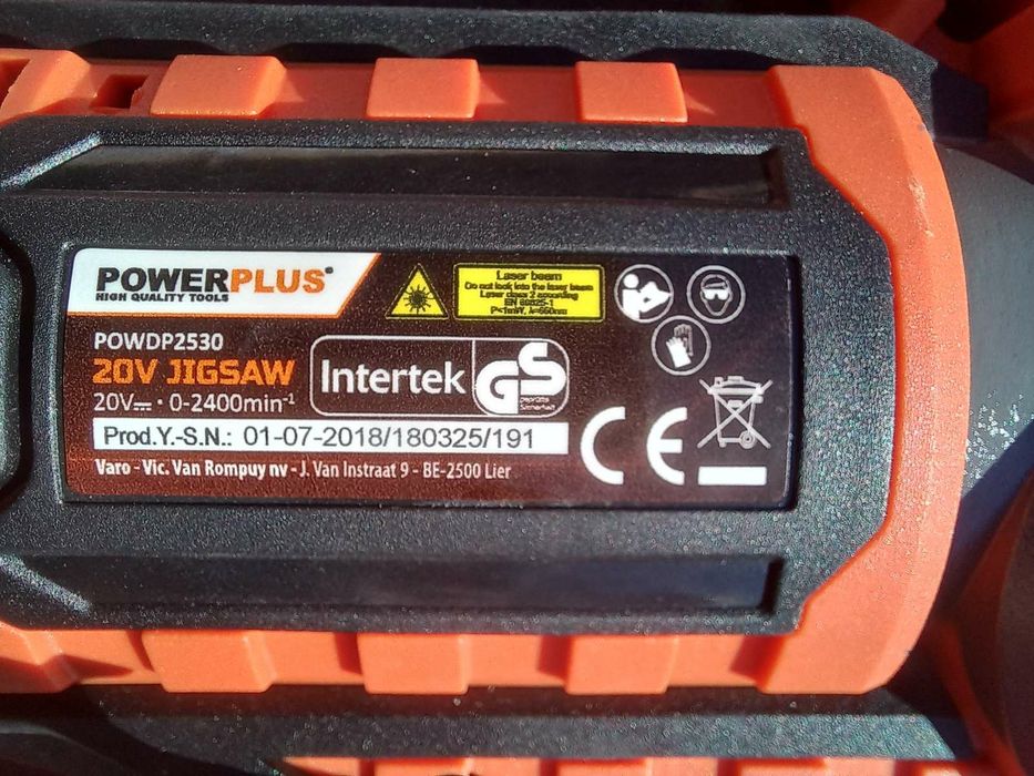 Акумуляторний лобзик powerplus powdp2530