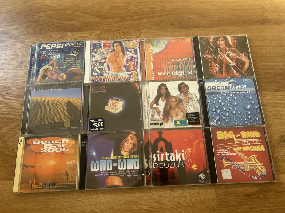 Płyty CD różne rodzaje