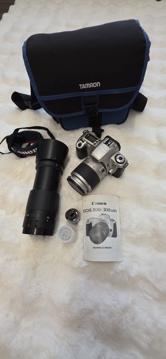 Aparat lustrzanka Canon EOS 300 + gratis