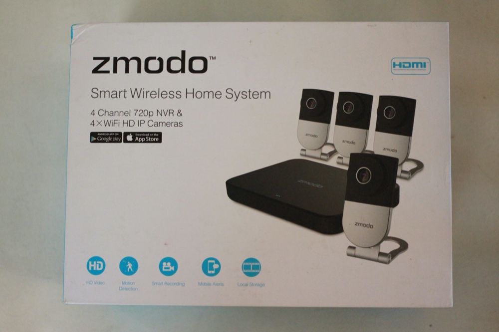 Комплект Видеонаблюдение Zmodo 4 Channel NVR+ 4 720p HD Camera 500Gb