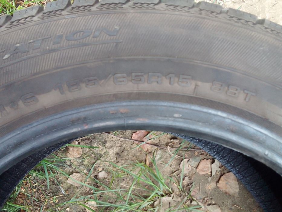 Cena za 4 Opony zimowe 185/65r15 DĘBICA 6mm