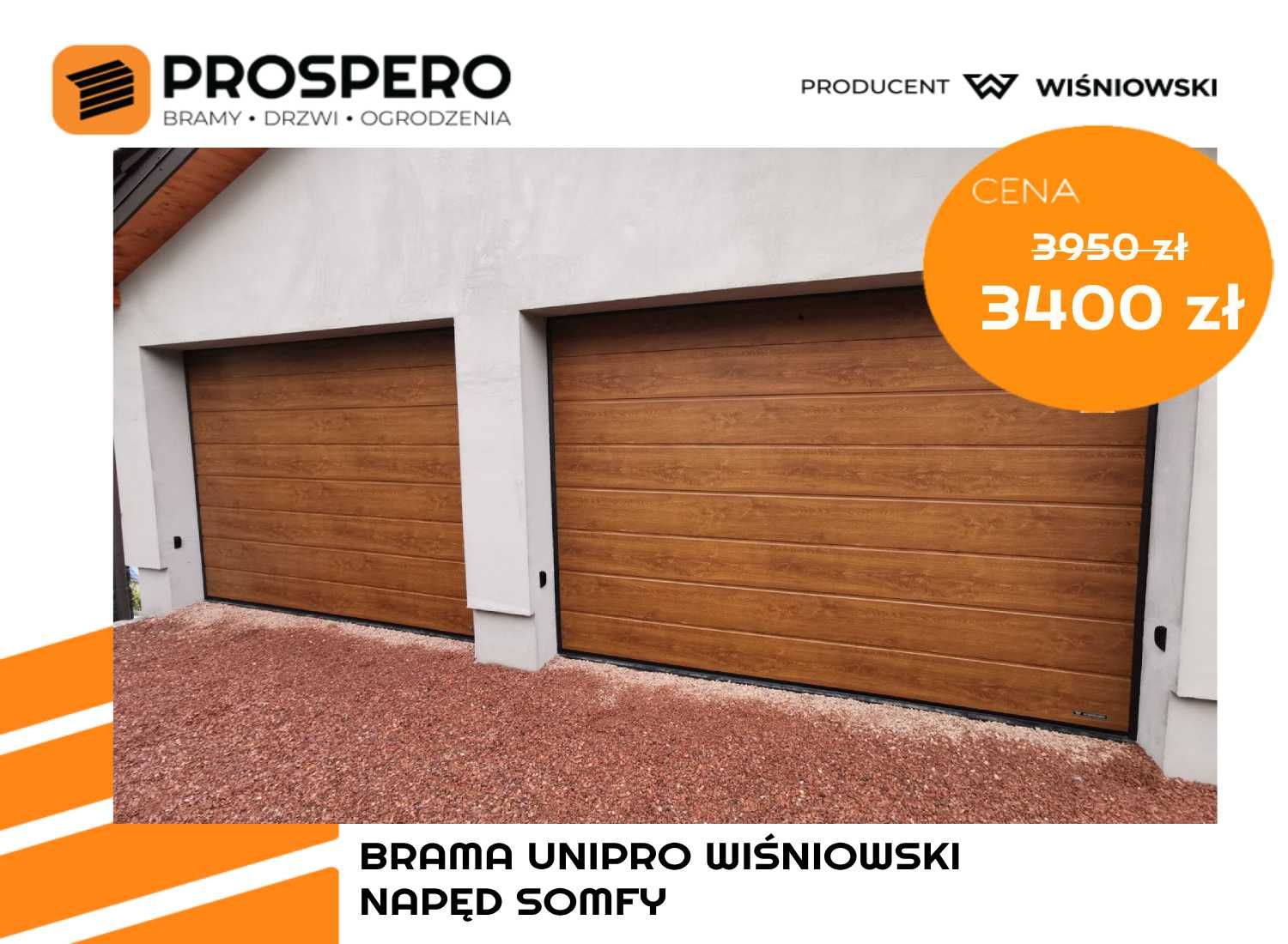 WIŚNIOWSKI brama segmentowa złoty dąb / Gliwice Mikołów Orzesze