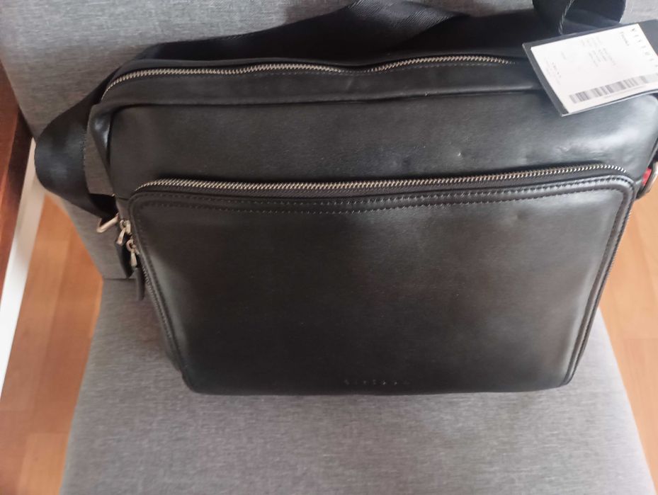 Teczka skórzana Vistula czarna