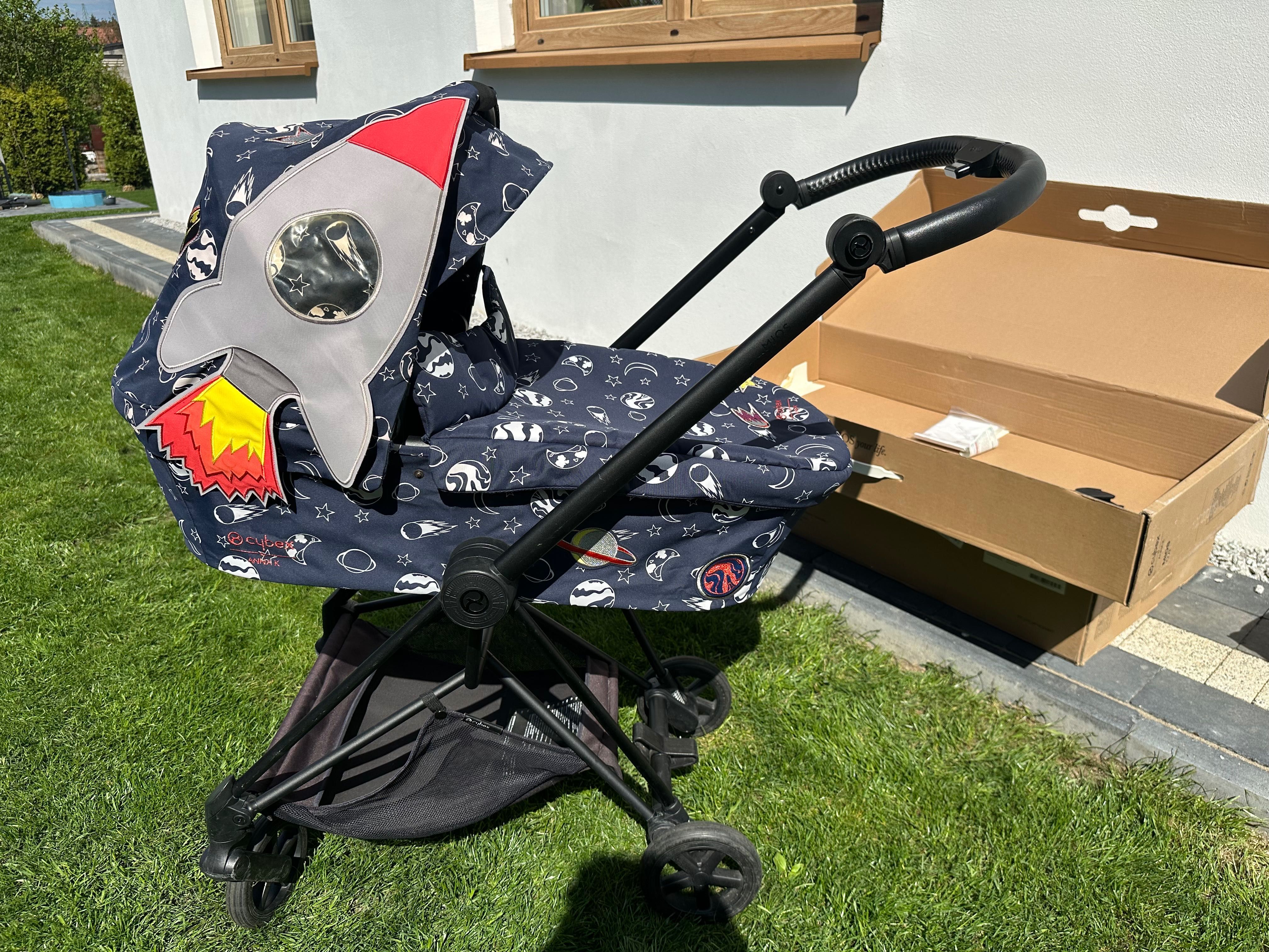 Wózek Cybex Mios 3w1 fotelik nosidło cybex iSize Z Rocket space