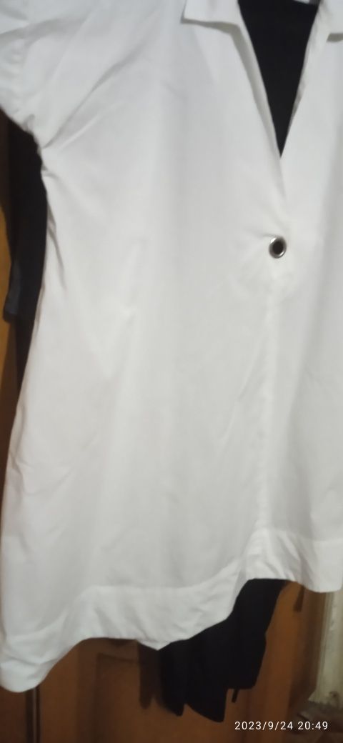 Рубашка белая ZARA. Торг.