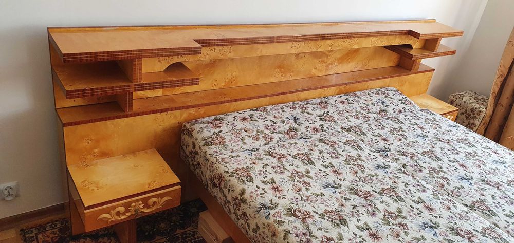 Zestaw mebli kalwaryjskich Pawie Oczko, lata 80-te.  Stan bardzo dobry