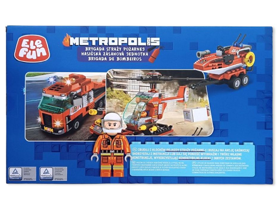 Klocki Elefun Metropolis Brygada Straży 659007