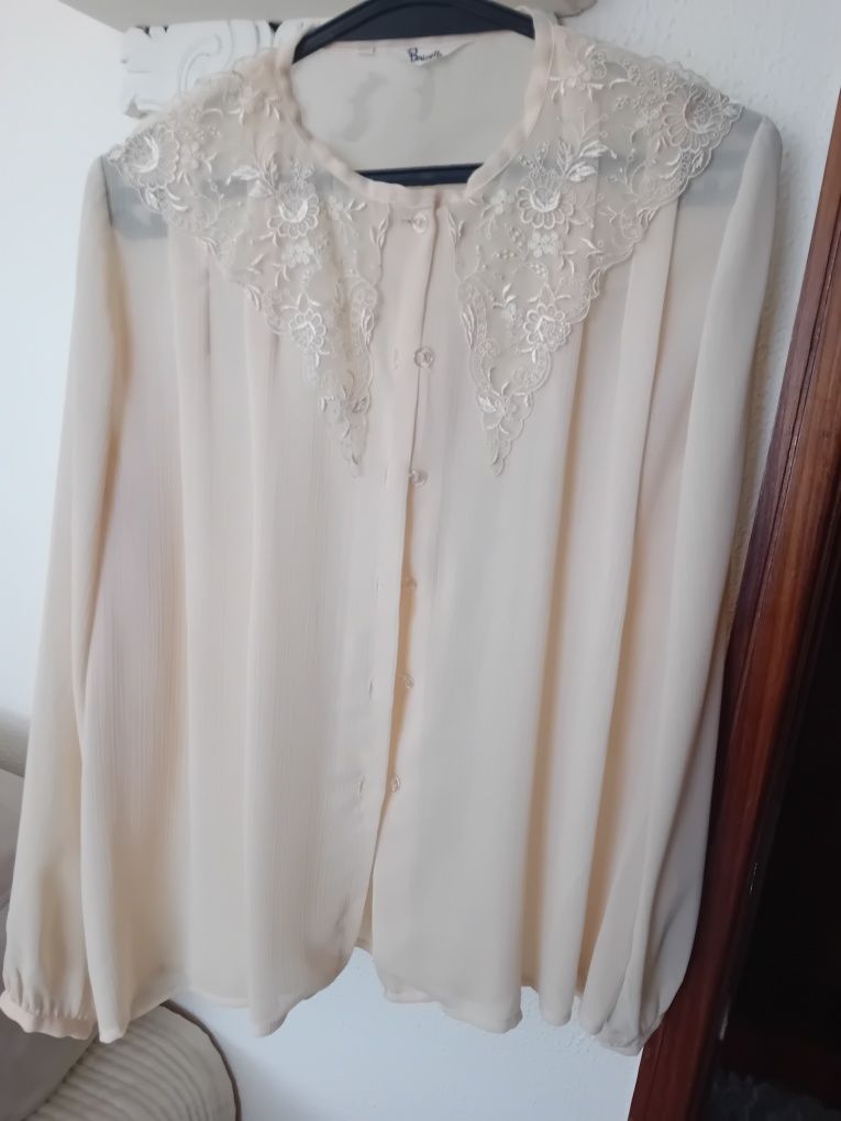BLUSA em Crepe de seda