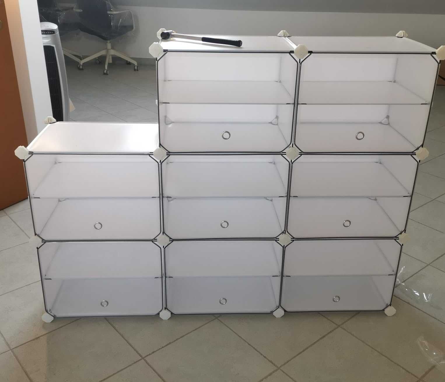 Organizery pudełka przechowywanie 8 sztuk modułowe