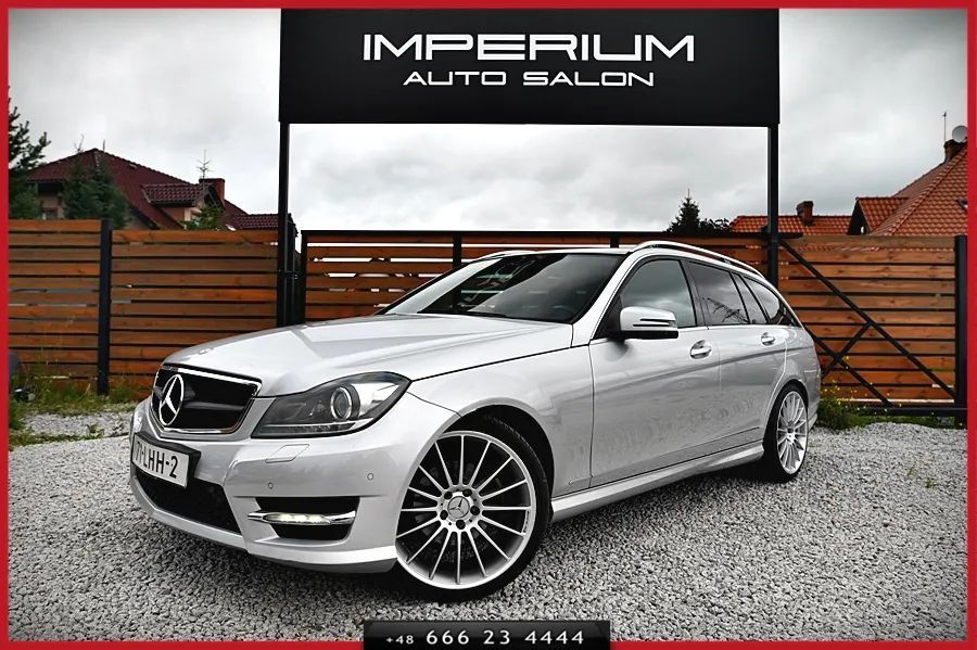 Mercedes-Benz Klasa C 1.8 Turbo 156km ELEGANCE Sport AMG Full Opcja Serwis Bezwypadkowy
