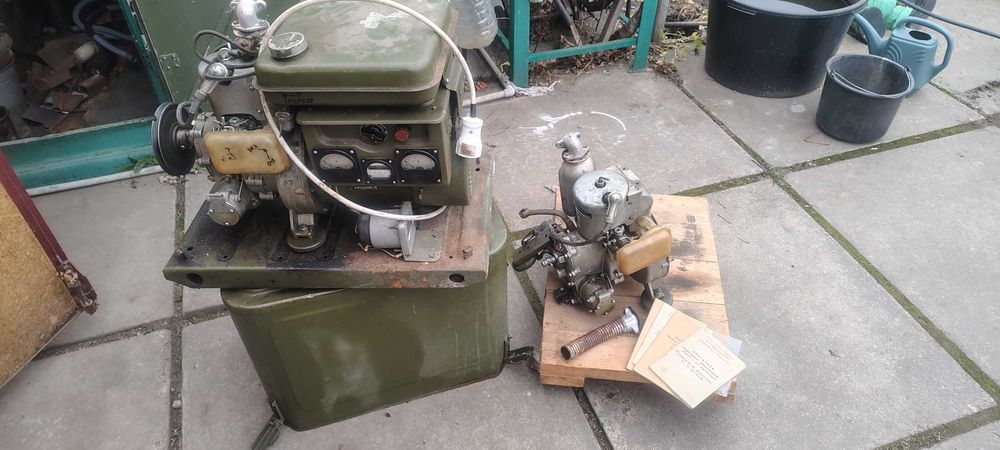 Генератор ГАБ-1 220В 1-2квт (рабочий) + запасной двигатель