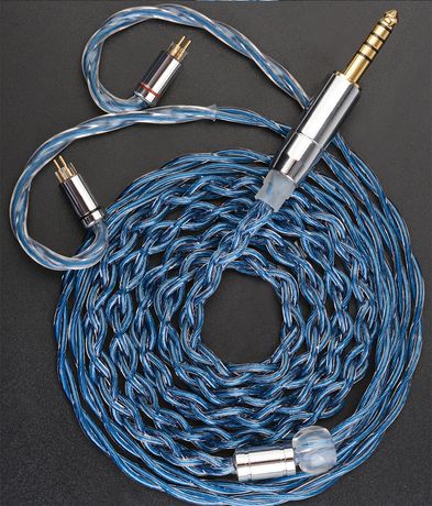 Kabel słuchawkowy 0.78 2pin NiceHCK SuperBlue tajwan Lab 7N OCC Litz