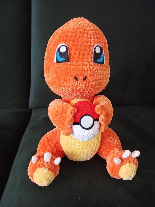 Charmander na szydełku NA ZAMÓWIENIE