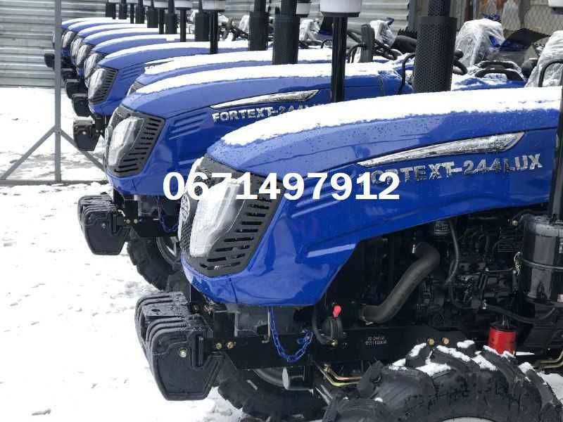 Мінітрактор Forte XT-244 3*1 з редукторним мостом Доставка БЕЗКОШТОВНО