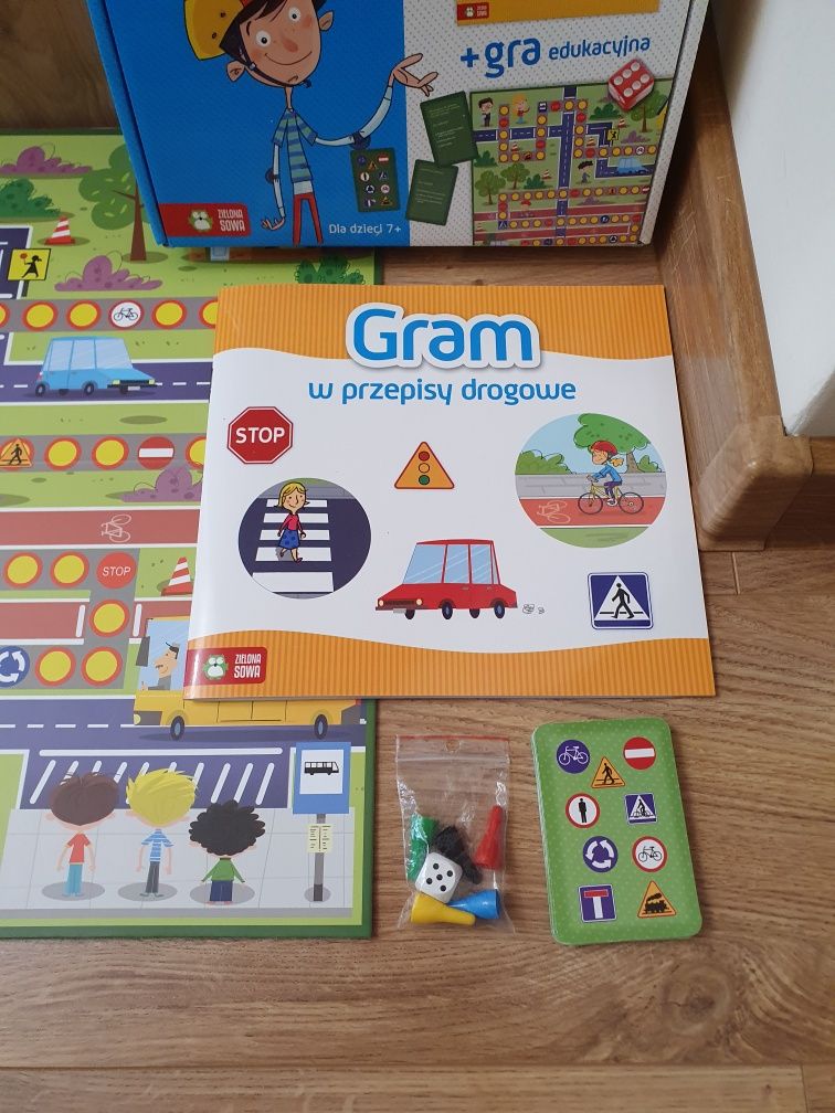 Gra dla dzieci Gram w przepisy drogowe Zielona Sowa