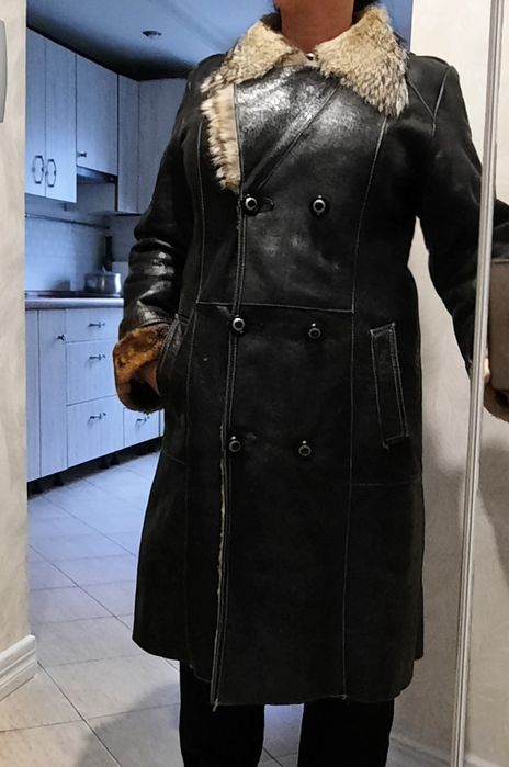 Дубленка натуральна р М-Л, кожух