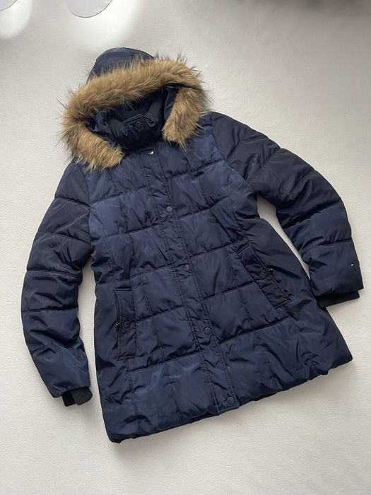 Tommy Hilfiger Винтажный теплый пуховик+сумка в подарок!