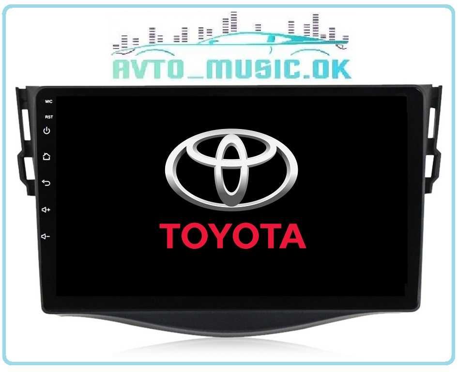 Магнітола Toyota RAV4 Android, Qled, GPS, USB, 4G, CarPlay!