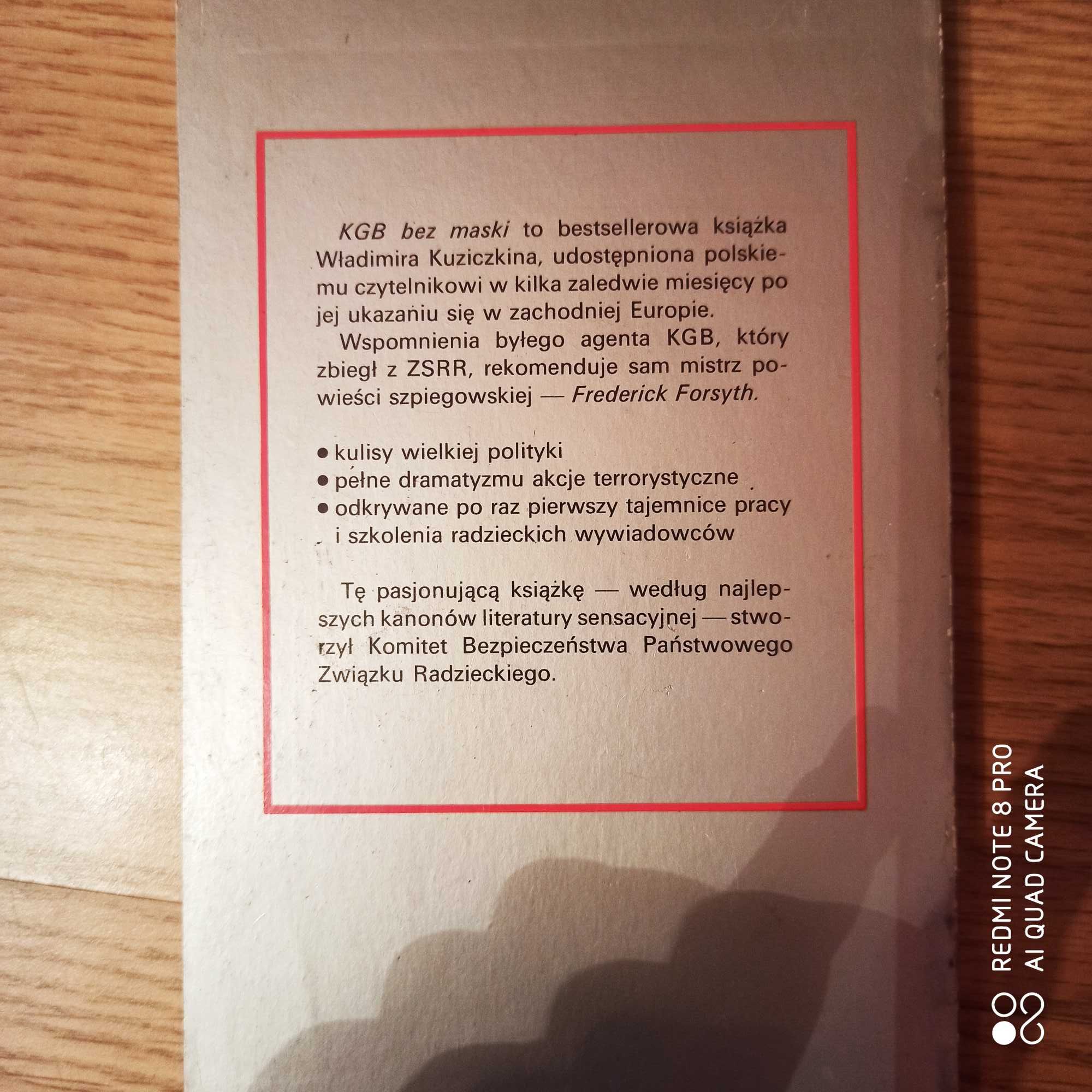 Książka KGB bez maski